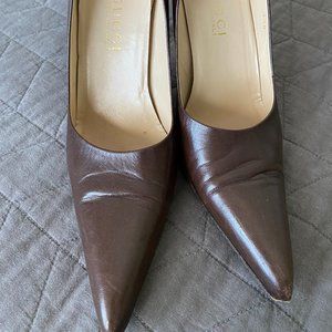 Brown Gucci Heels
